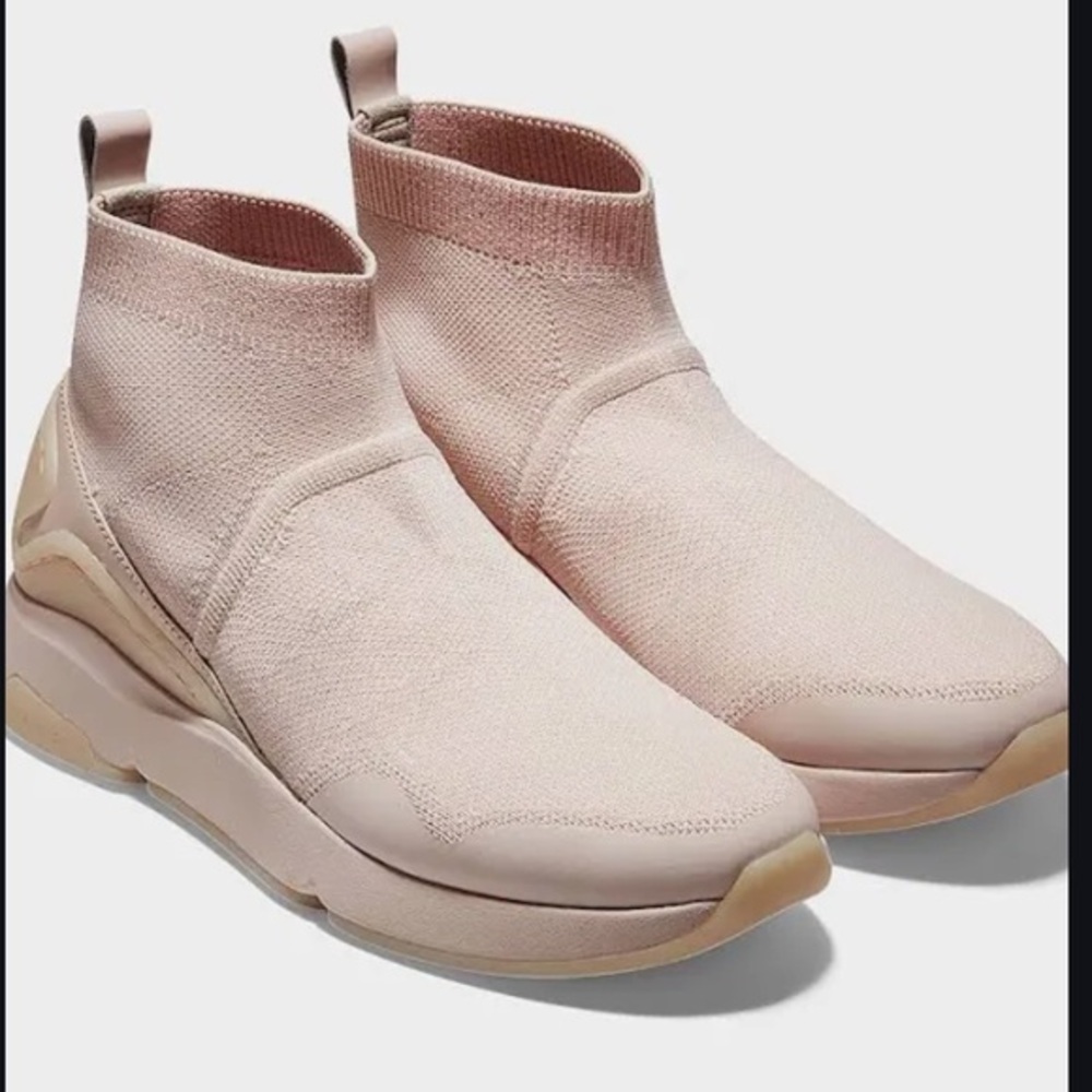 Cole Haan ZEROGRAND Morganite Stitchlite All-Day Slip-On pink Sneakers size 8.5
